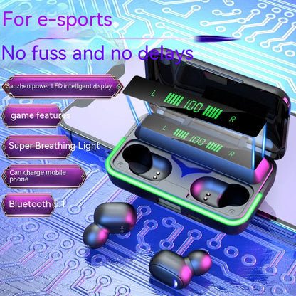 Wireless Gaming Headset with LED Lights Bluetooth