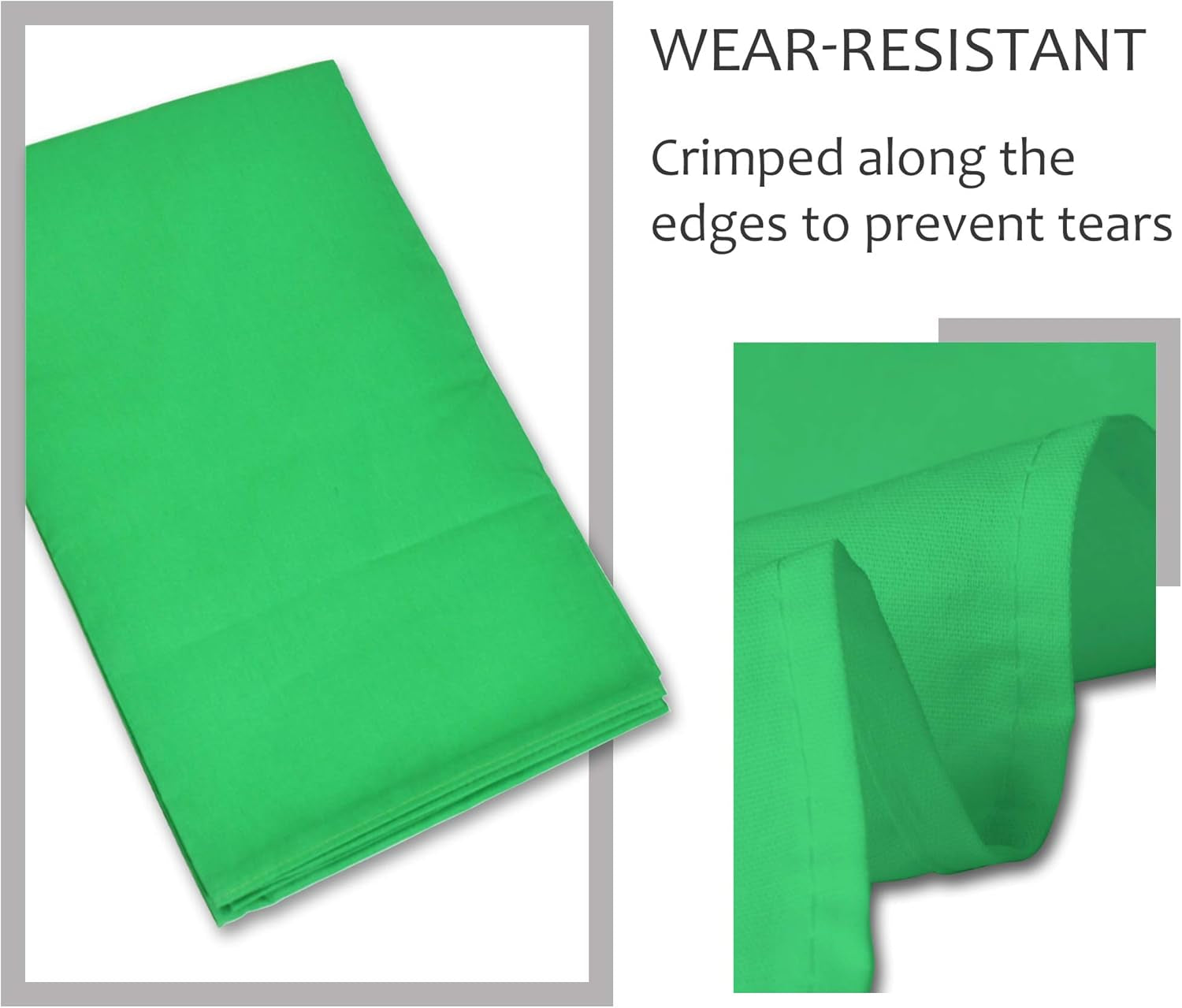 Photo Video Studio 7 X 10Ft Green Screen Backdrop Stand Kit, Photography Background Support System with 6 X 9Ft 100% Cotton Muslin Chromakey Curtain
