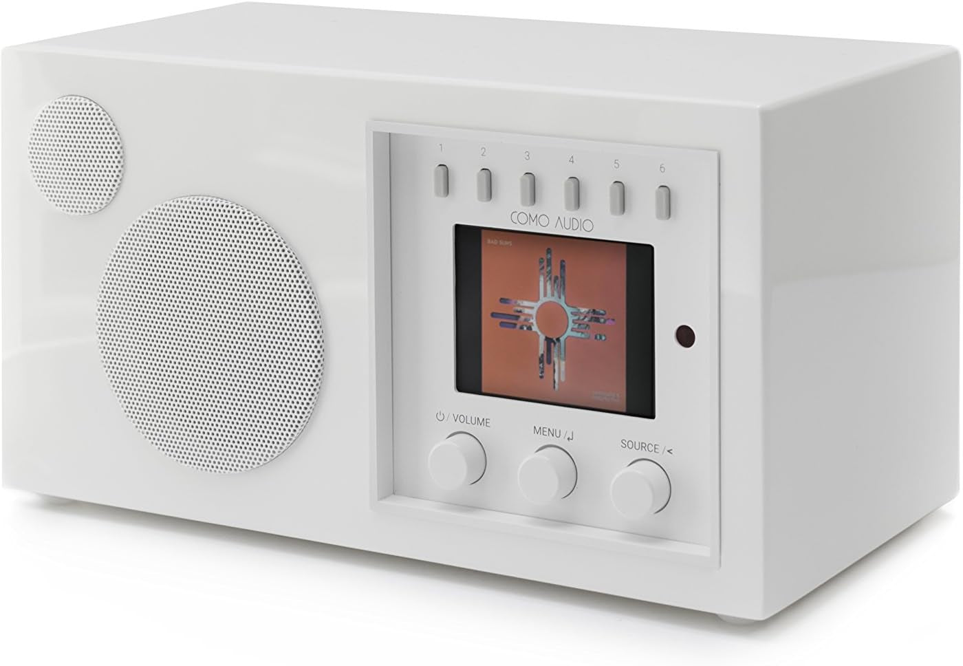 Solo Wireless Speaker - Hand-Crafted Veneer Cabinets- One Touch Streaming, Internet Radio, Bluetooth, Wi-Fi (Global Edition)