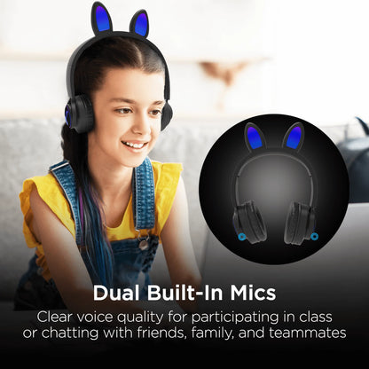 Hypergear Bunny Tracks Wireless Light-Up Headphones