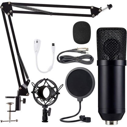 Professional Studio Recording Microphone Condenser Mic for Streaming Podcasting
