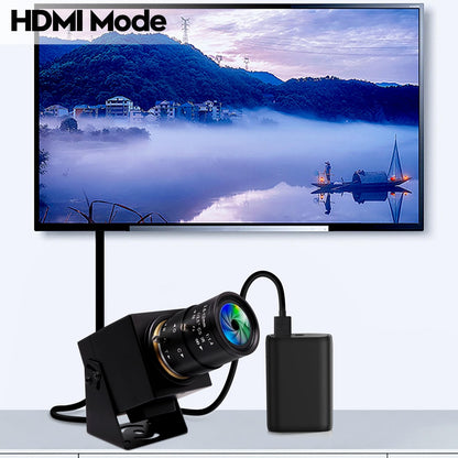 HDMI USB Camera 4K IFWAETR USB Webcam for Live Streaming 30FPS 4X Optical Zoo...
