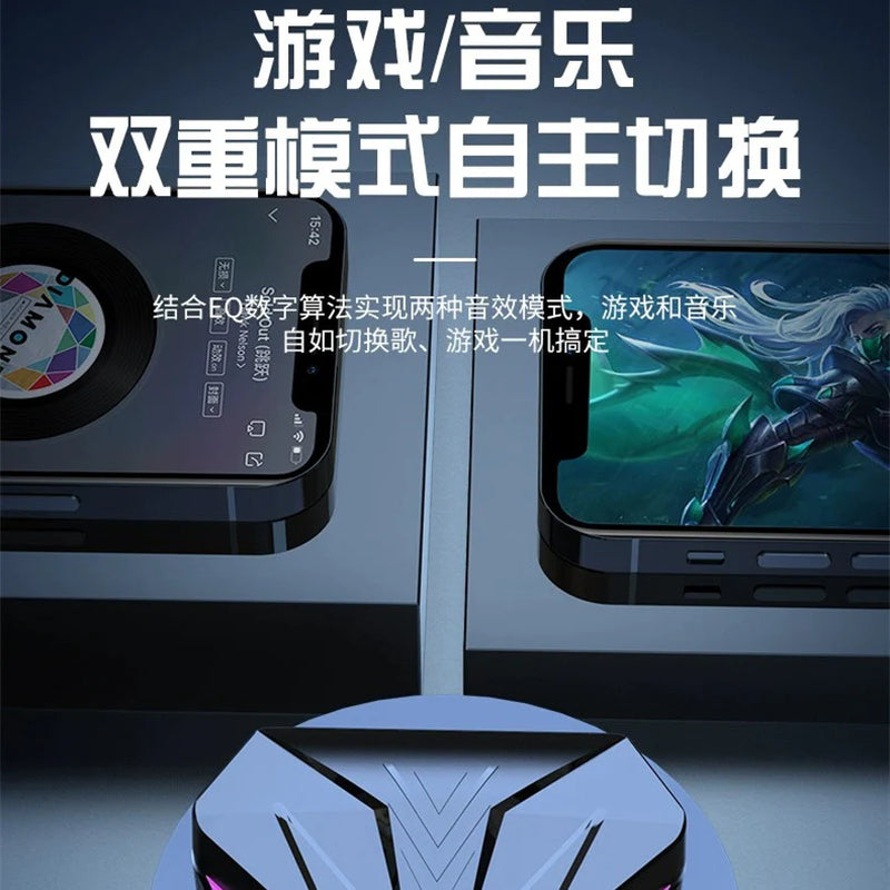 Gaming Bluetooth Headphones with Zero Delay Wireless Audio