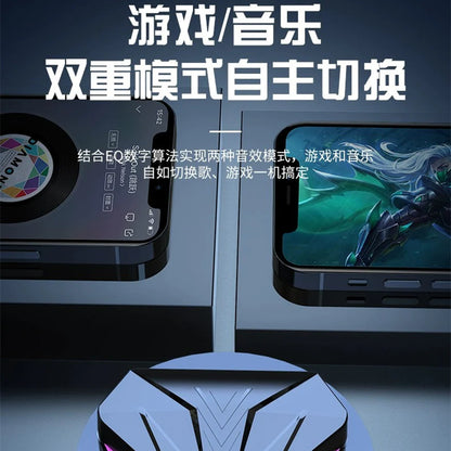 Gaming Bluetooth Headphones with Zero Delay Wireless Audio