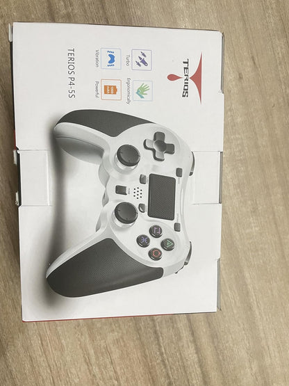 Wireless Controllers Compatible with Play-Station 4 Game Controllers for PS-4 Pro/Ps-4 Slim, Built-In Speaker & Stereo Headset Jack Multitouch Pad Rechargeable Lithium Battery