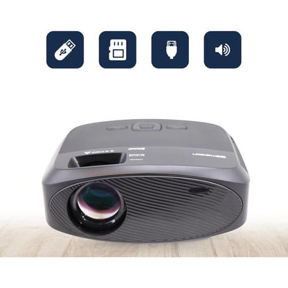 Emerson 210" Home Theater LCD Projector Combo with Screen and Carry Case