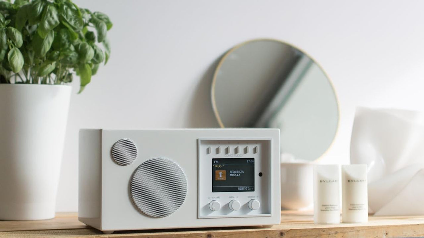 Solo Wireless Speaker - Hand-Crafted Veneer Cabinets- One Touch Streaming, Internet Radio, Bluetooth, Wi-Fi (Global Edition)