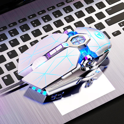 Wireless Silent Click Gaming Mouse for PC Laptop Workstation Office