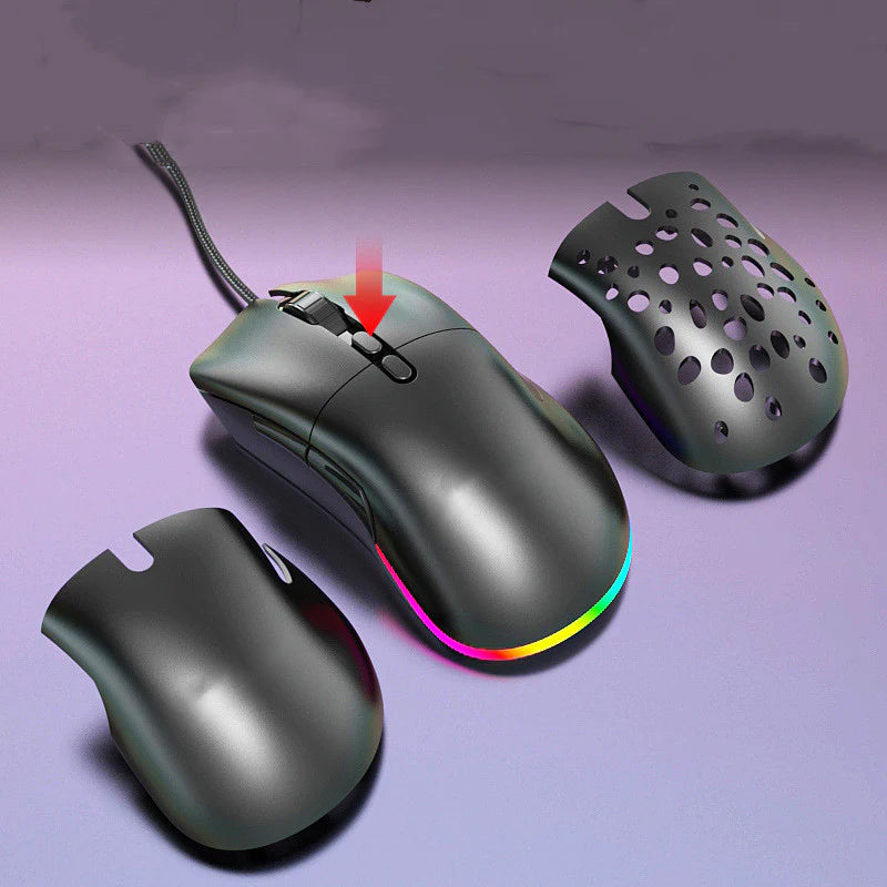 M88 Hollow Wired Wireless Gaming Mouse E-Sports Games Computer Accessories