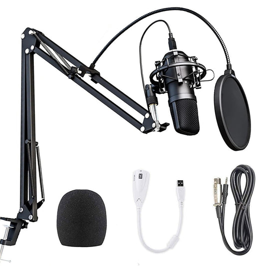Professional Studio Recording Microphone Condenser Mic for Podcasting Streaming