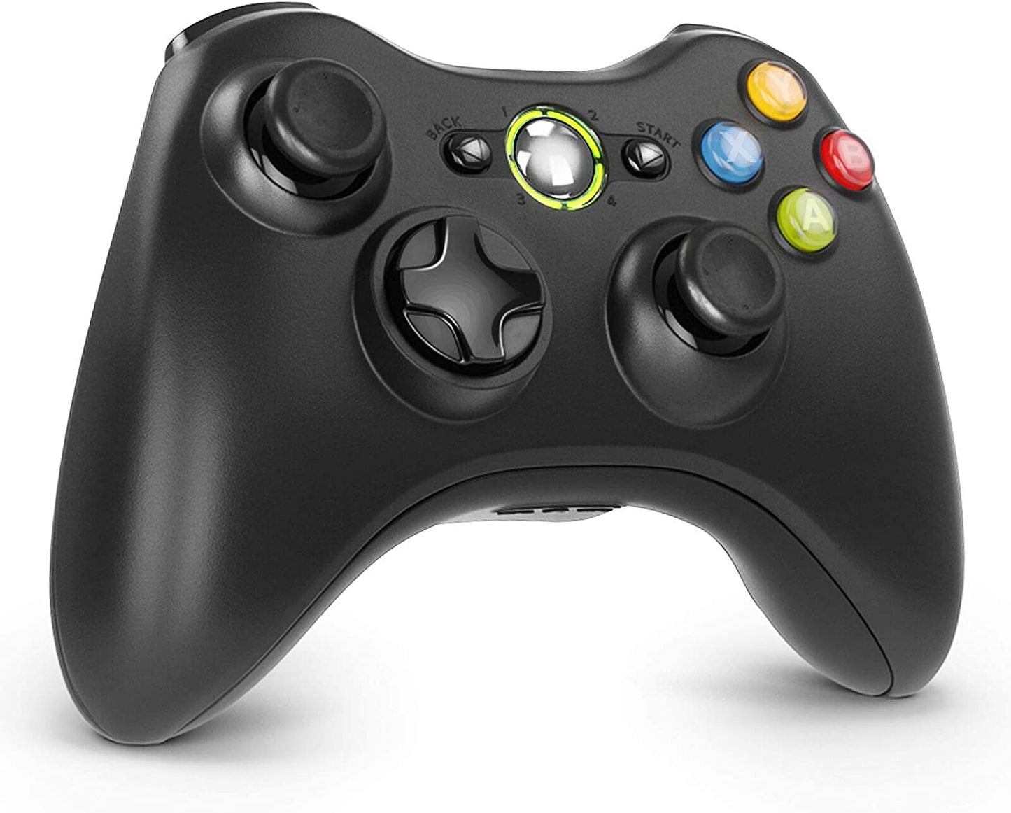 Wireless Controller for Xbox 360, Xbox 360 Joystick Wireless Game Controller for Xbox 360 & Slim Console and PC Windows Xp/7/8/10(Black)
