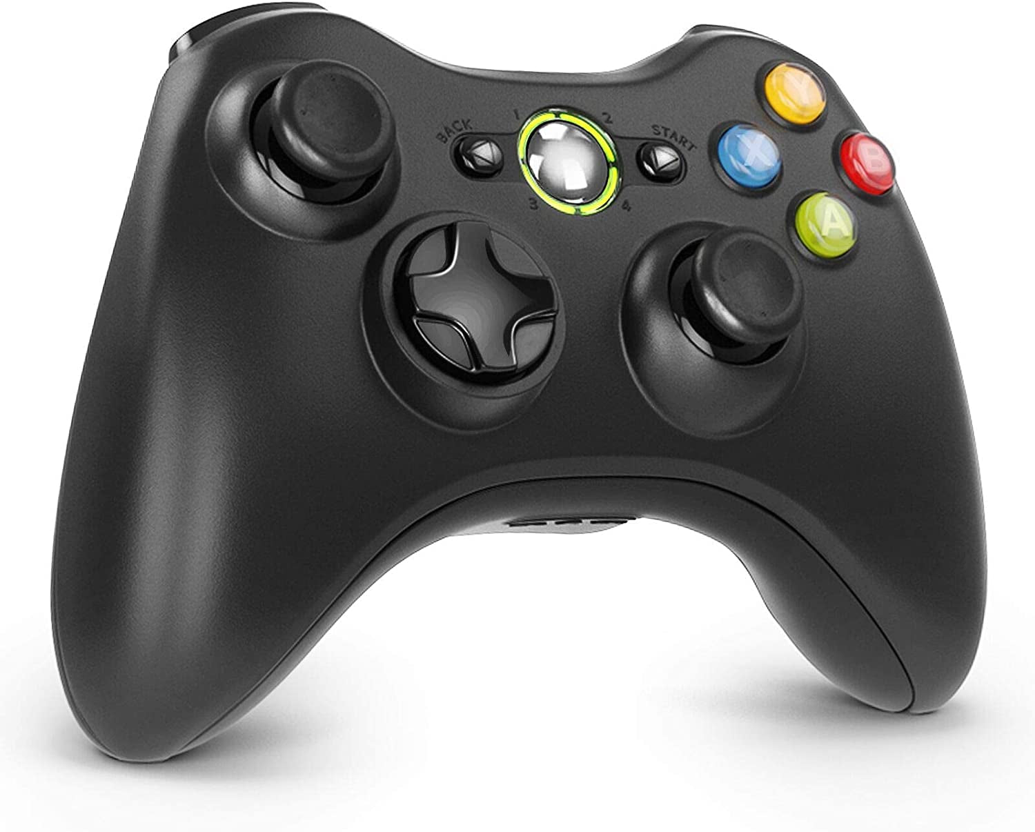 Wireless Controller for Xbox 360, Xbox 360 Joystick Wireless Game Controller for Xbox 360 & Slim Console and PC Windows Xp/7/8/10(Black)