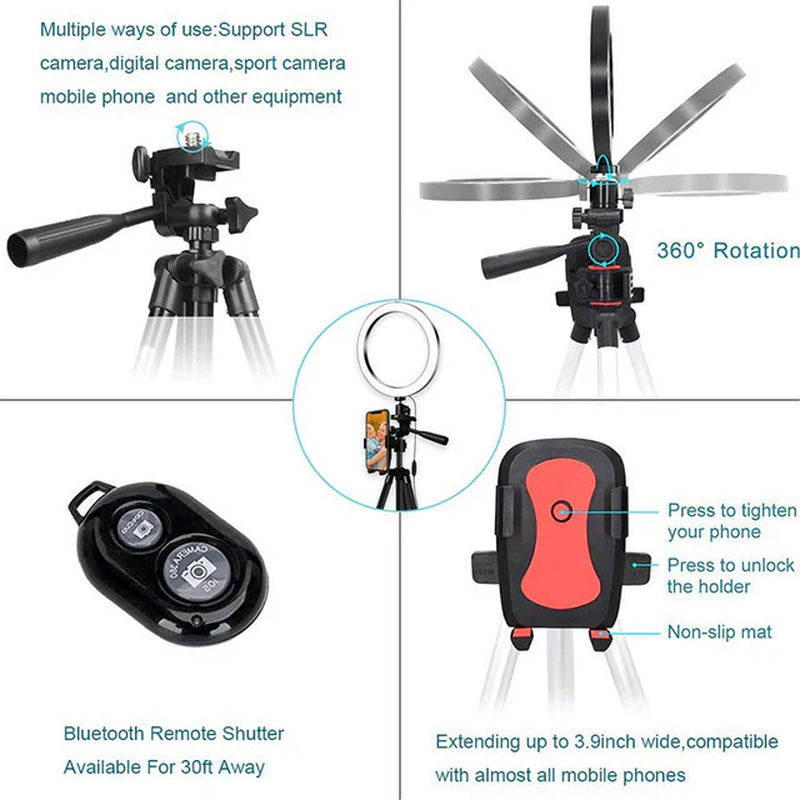 Works with Iphone, Stand for Streaming Phone Illumination