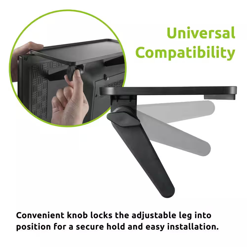 12 In. TV Top Shelf for Streaming Devices and TV Accessories