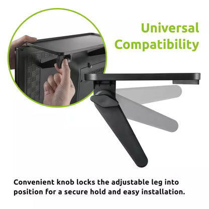 12 In. TV Top Shelf for Streaming Devices and TV Accessories