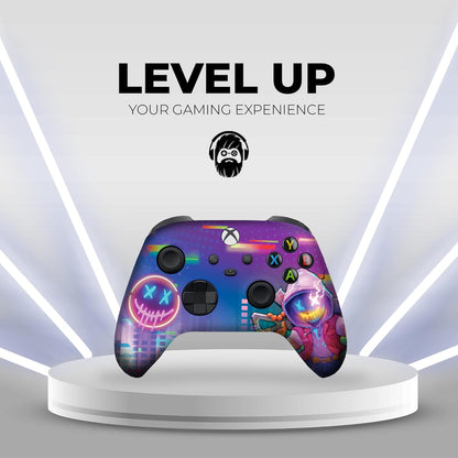 Neonabyss Custom X-Box Controller Wireless Compatible with X-Box One/Series X/S Proudly Customized in USA with Permanent HYDRO-DIP Printing (NOT JUST a SKIN)