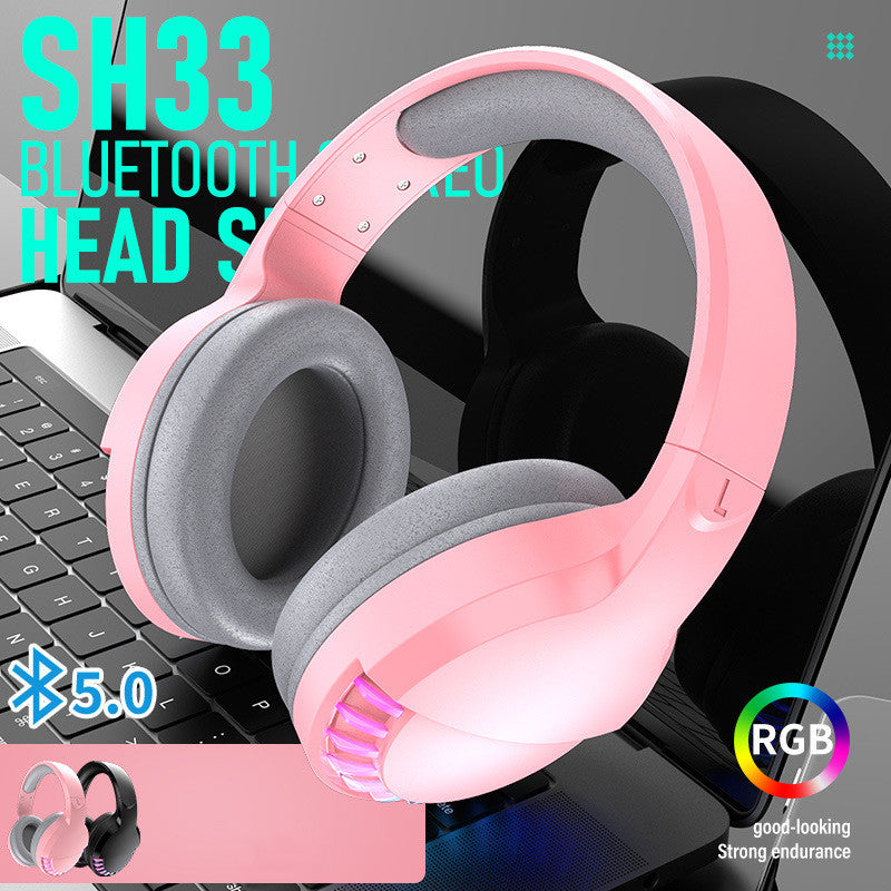 Head-Mounted Mobile Phone Heavy Bass Noise Reduction Gaming Headset