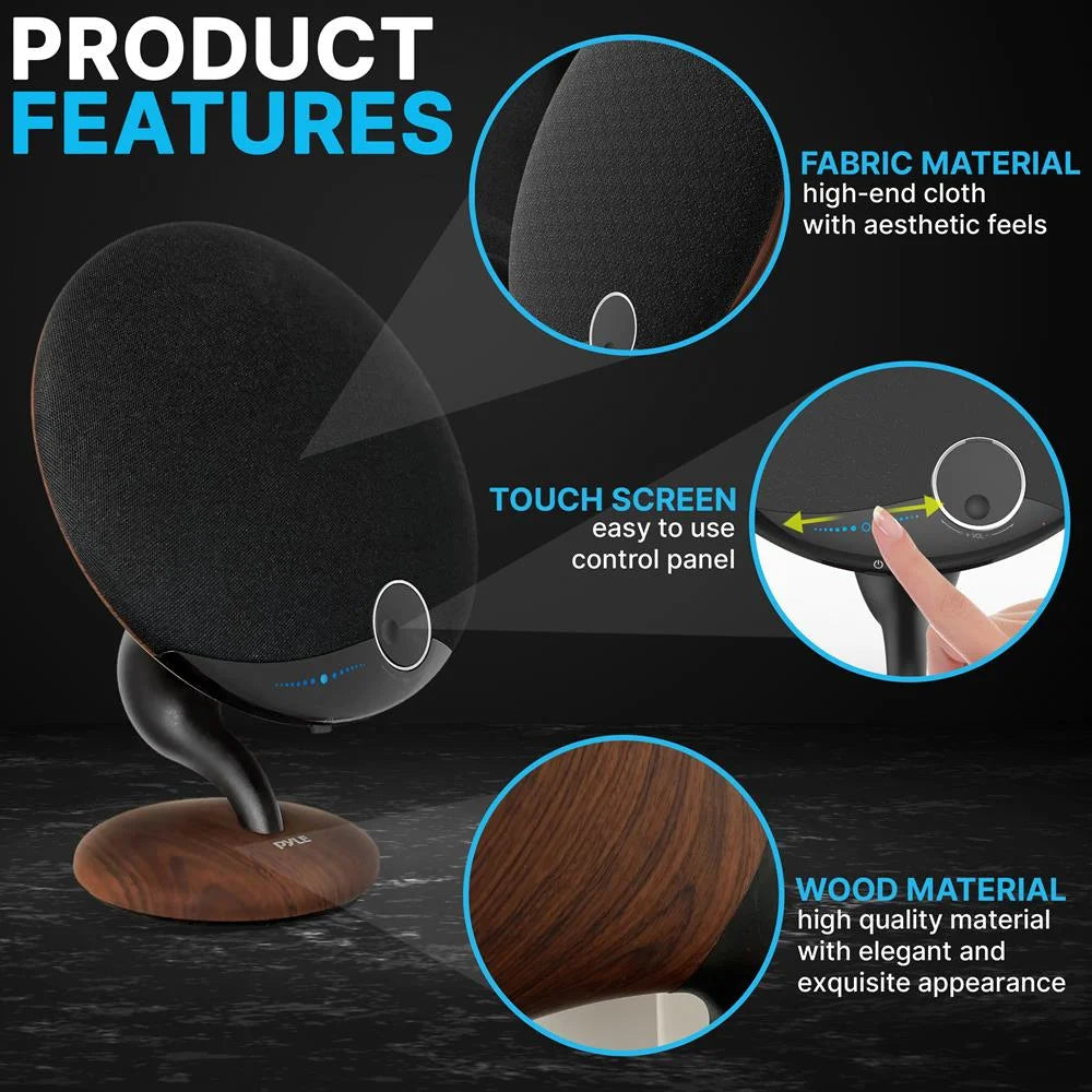 Portable Bluetooth Gramophone Speaker W/ Super Bass Sub Stereo 2.1 HI-FI Wireless Streaming