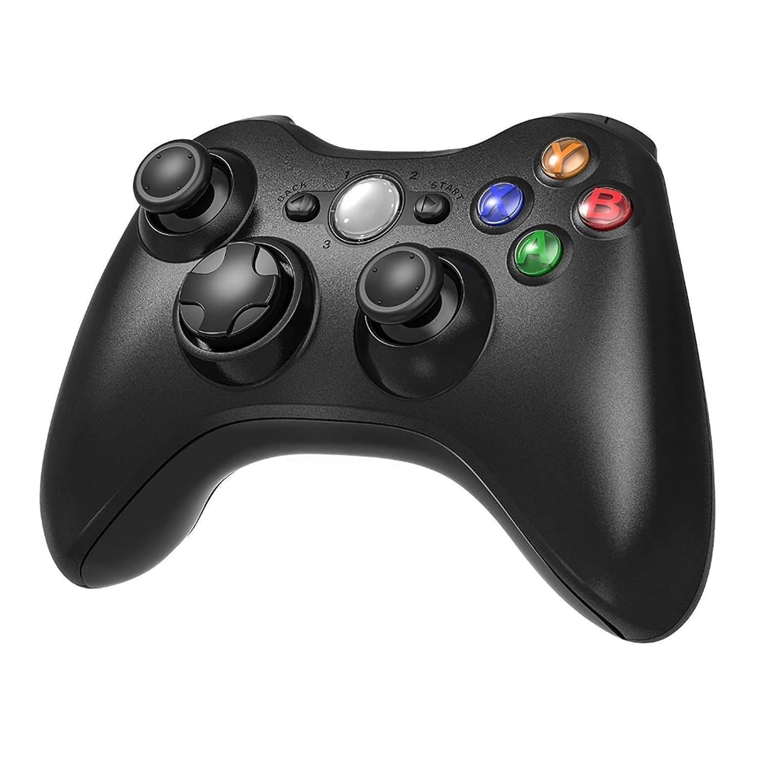 Wireless Controller for Xbox 360, Xbox 360 Joystick Wireless Game Controller for Xbox 360 & Slim Console and PC Windows Xp/7/8/10(Black)