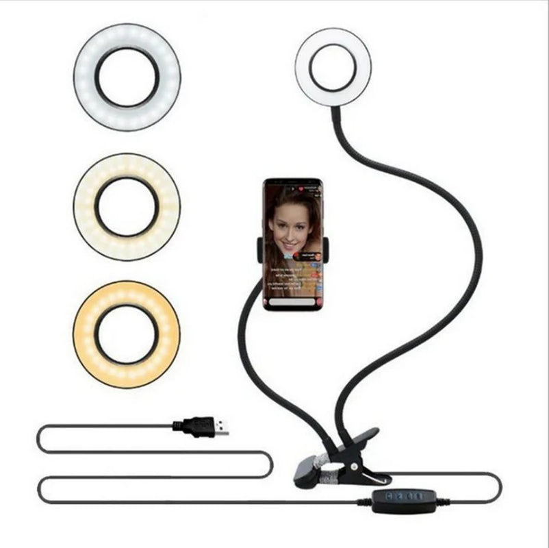 Online Star Streaming Light 3.5 Inch 9CM USB Mini Clip Selfie Lamp