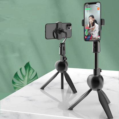 Portable Phone Stand for Desk Streaming Tripod with Wireless Remote