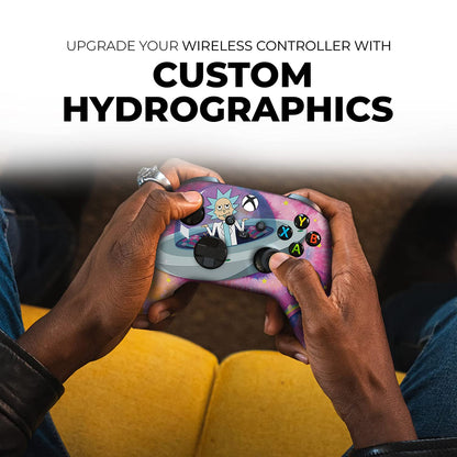 Schwifty Rickky & Mortty Custom X-Box Controller Wireless Compatible with X-Box One/Series X/S Proudly Customized in USA with Permanent HYDRO-DIP Printing (NOT JUST a SKIN)