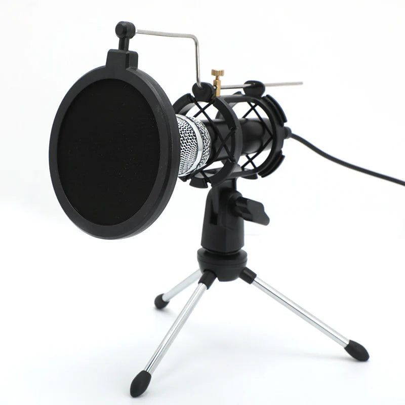 Compact Portable Device for Streaming with Adjustable Mic Holder Metal