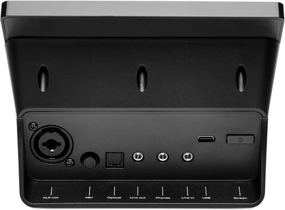 Stream 200 XLR, Pro Audio Mixer for Advanced Content Creators, Streaming, and Gaming, with XLR Mic Pre-Amp, LCD Screen, 4 Actions Buttons and Customizable Interface. Compatible with PC