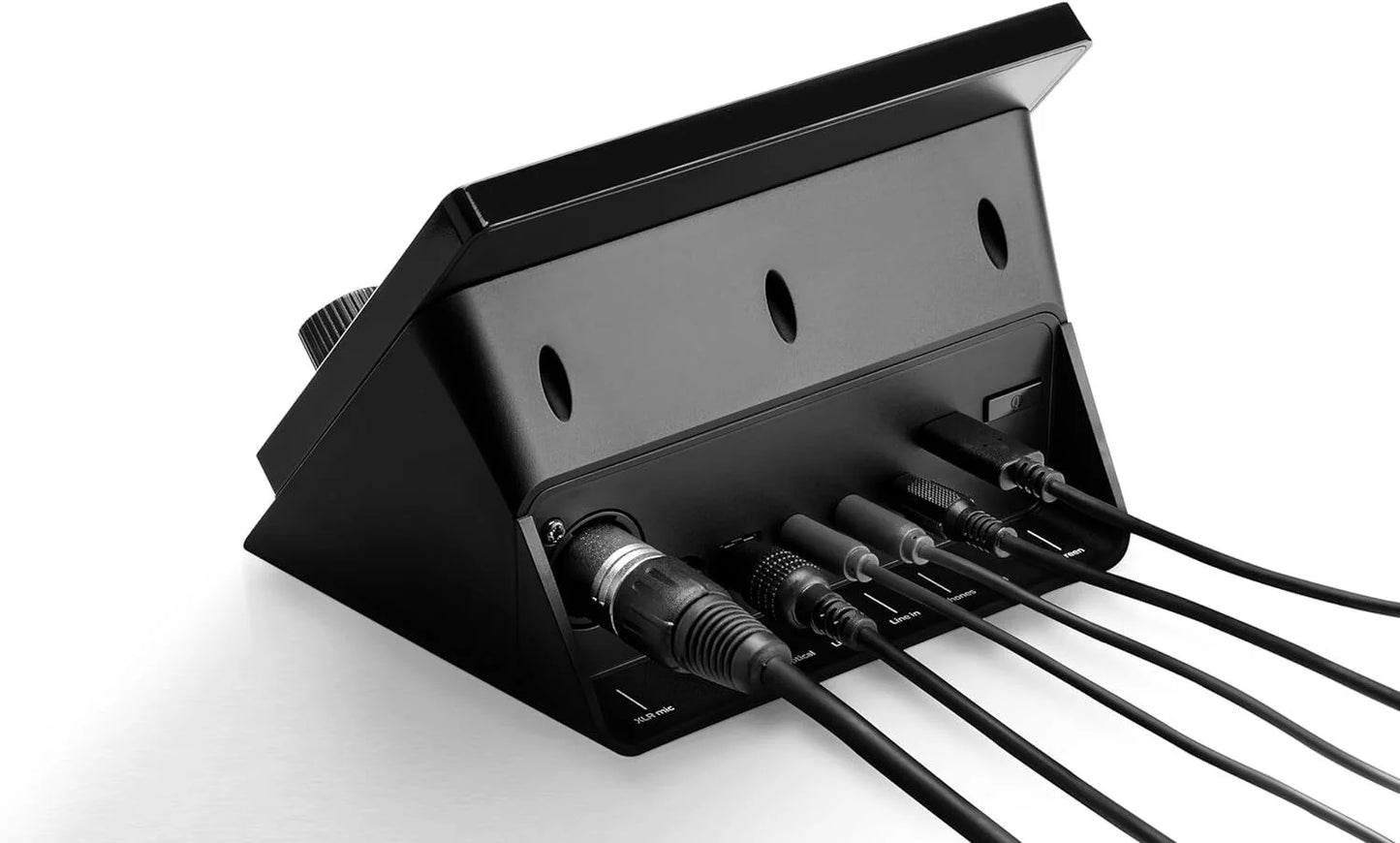 Stream 200 XLR, Pro Audio Mixer for Advanced Content Creators, Streaming, and Gaming, with XLR Mic Pre-Amp, LCD Screen, 4 Actions Buttons and Customizable Interface. Compatible with PC