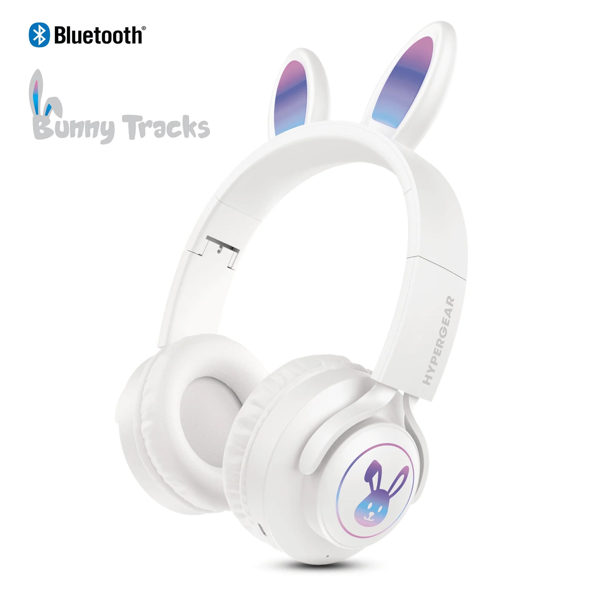 Hypergear Bunny Tracks Wireless Light-Up Headphones
