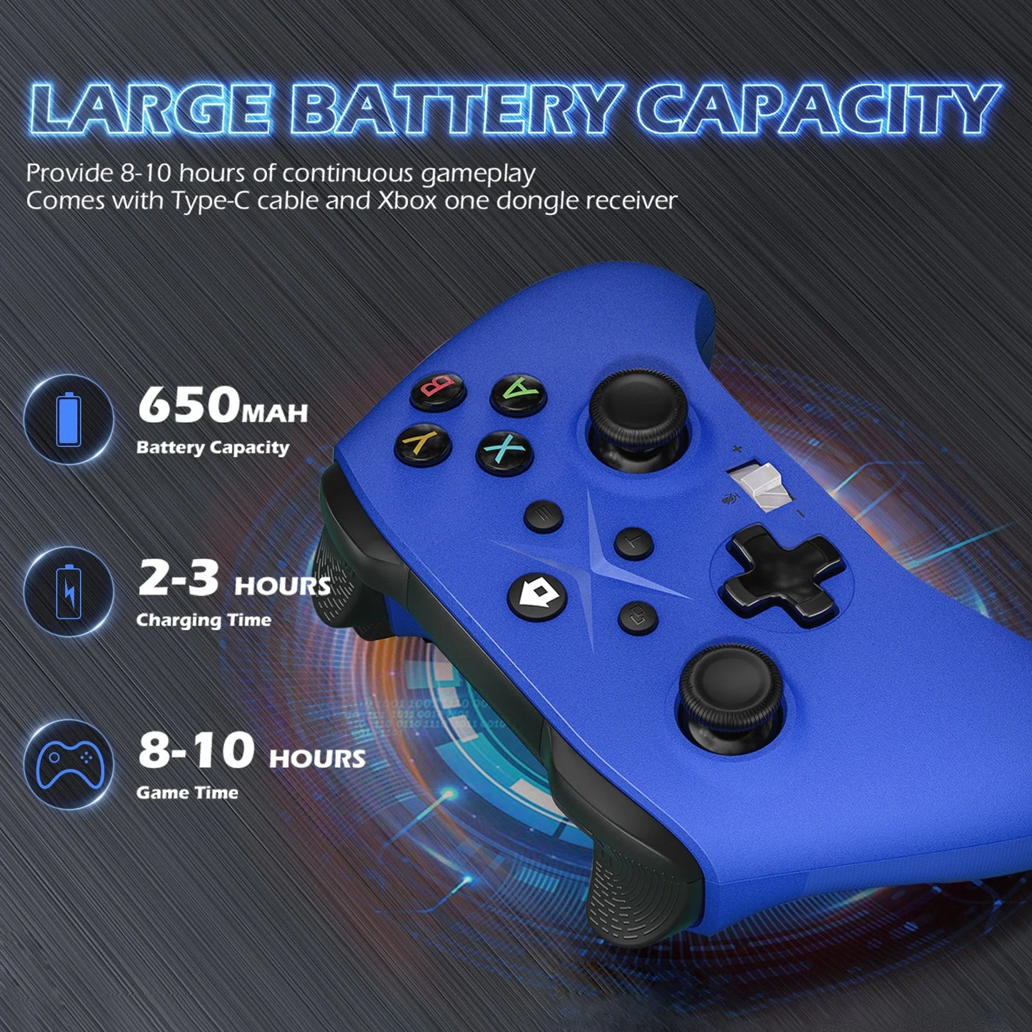 Controller -  Gamepad Compatible with Xbox Series S/X/Elite, for Pc/Steam with Usb Cable