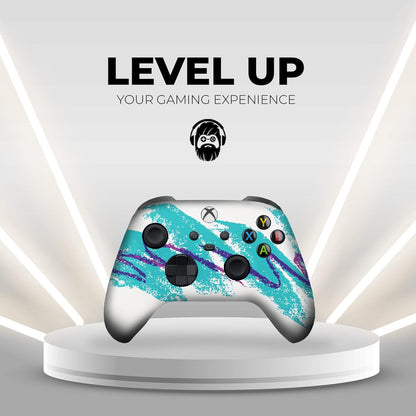 90'S Cup Custom X-Box Controller Wireless Compatible with X-Box One/Series X/S Proudly Customized in USA with Permanent HYDRO-DIP Printing(Not JUST a SKIN) (MODDED)