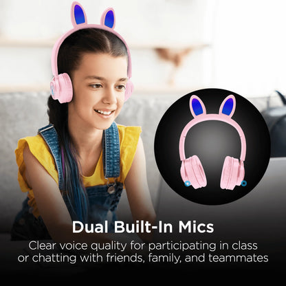Hypergear Bunny Tracks Wireless Light-Up Headphones