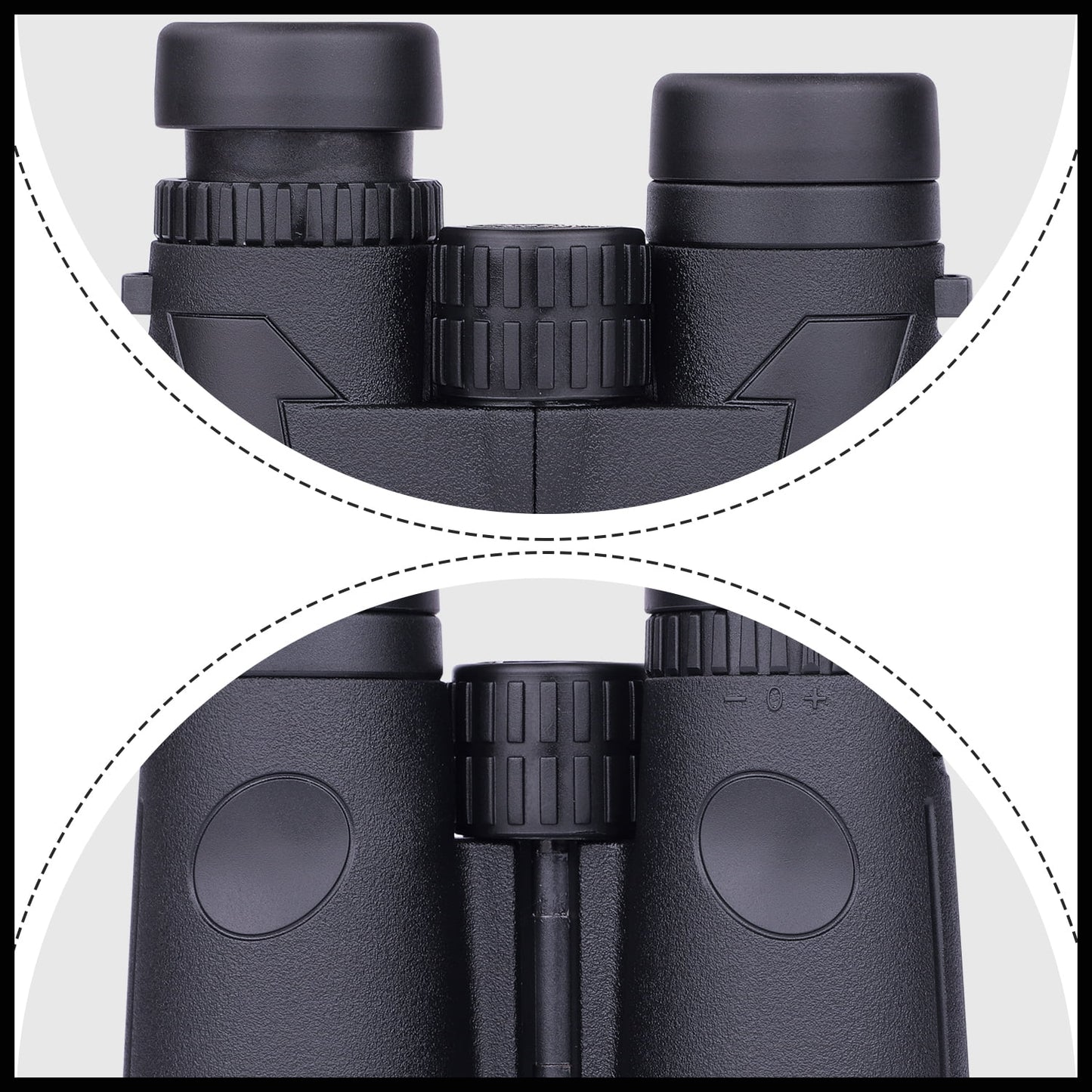 12X42 Binoculars for Adults & Kids, High-Powered Binoculars Waterproof Optics with Low-Light Night Vision for Bird Watching and Outdoor Activities