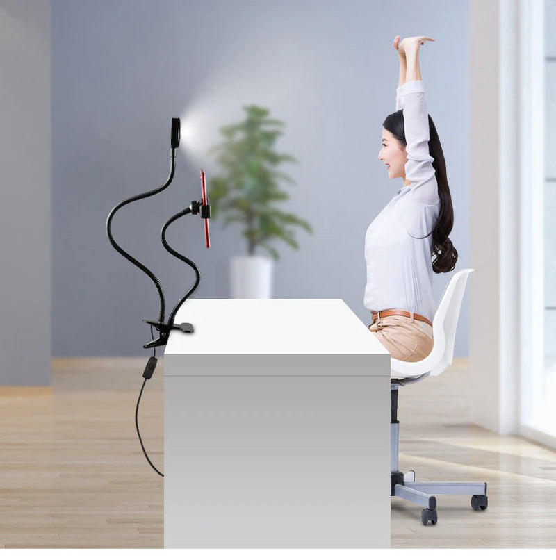 Online Star Streaming Light 3.5 Inch 9CM USB Mini Clip Selfie Lamp