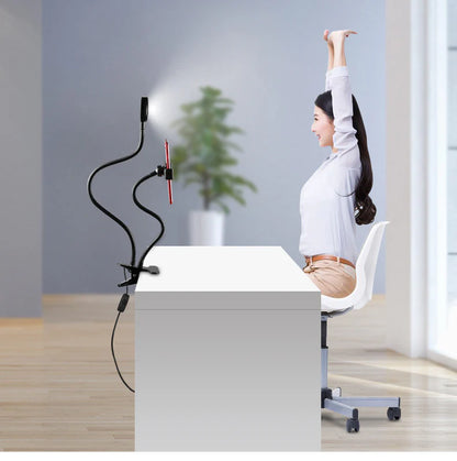 Online Star Streaming Light 3.5 Inch 9CM USB Mini Clip Selfie Lamp