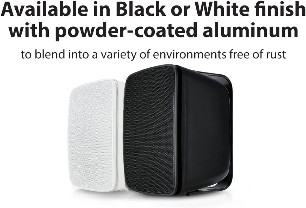 Soundpro Dual Bluetooth Weatherproof Indoor & Outdoor Wall-Mount Loudspeakers