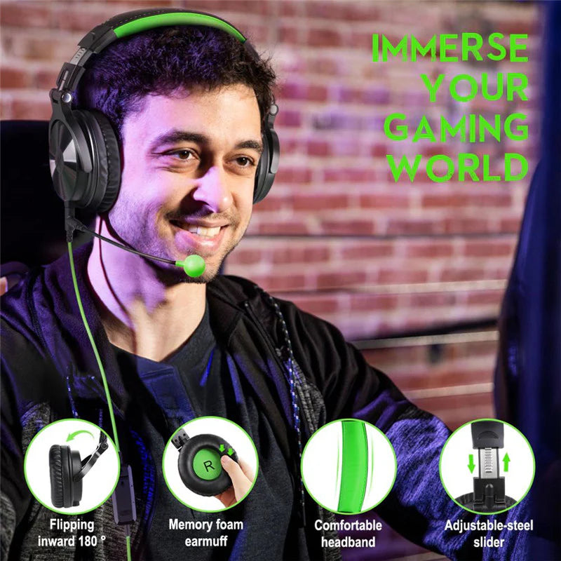 Odio Pro X Wired Headset with Mic for Gaming