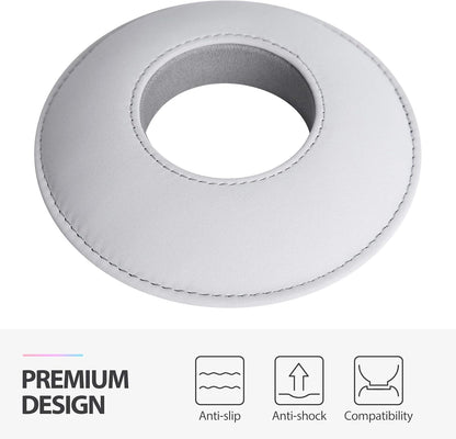 Homepod Mini Stand, Leather Desktop Bracket Scratch Free anti Slip Pad for Apple Homepod Mini - an Space Saving Accessory (Gray)