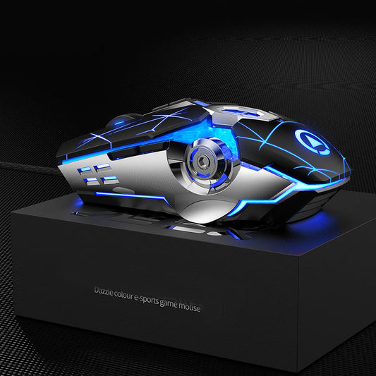 Wireless Silent Click Gaming Mouse for PC Laptop Workstation Office