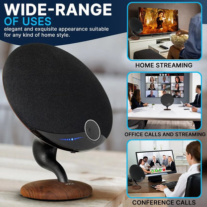 Portable Bluetooth Gramophone Speaker W/ Super Bass Sub Stereo 2.1 HI-FI Wireless Streaming