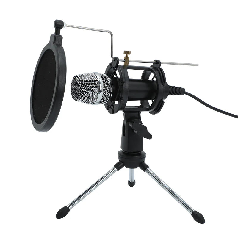 Compact Portable Device for Streaming with Adjustable Mic Holder Metal