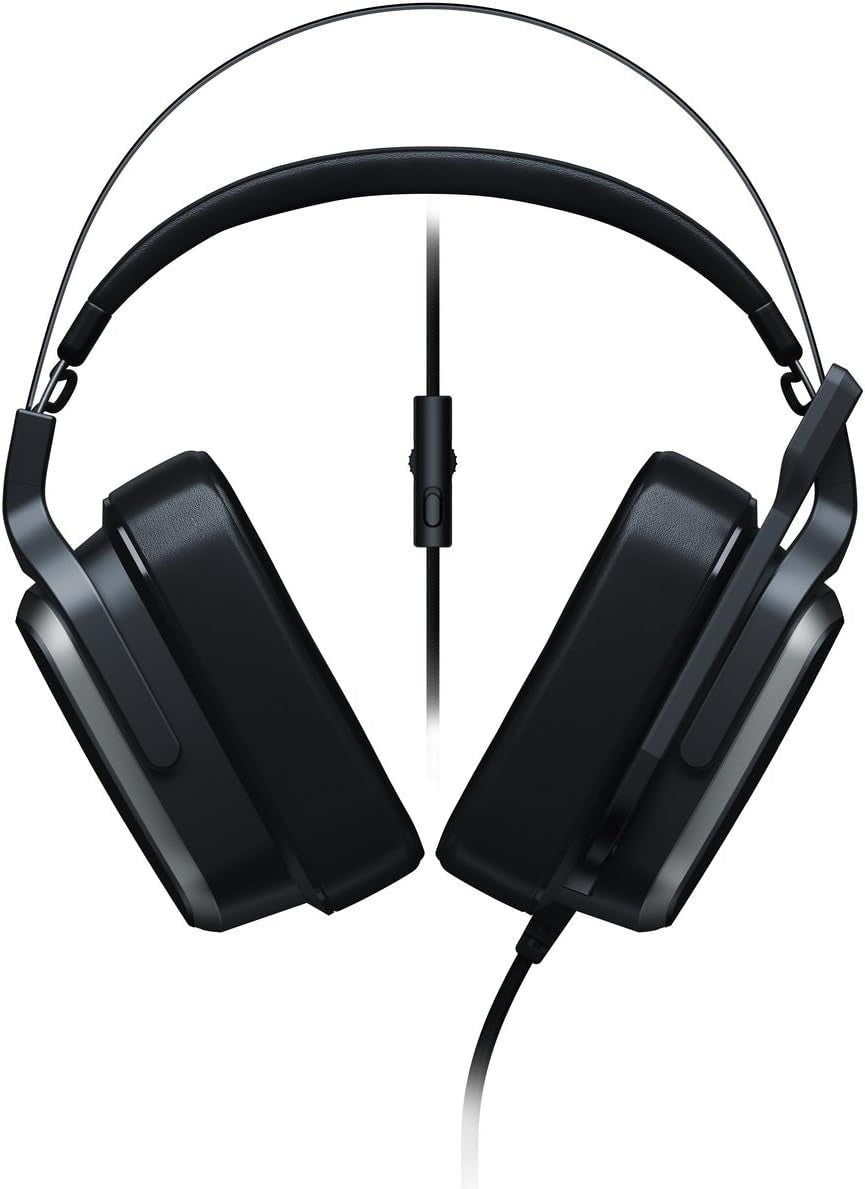 Tiamat 2.2 V2 Gaming Headset: Dual Subwoofers - In-Line Audio Control - Rotatable Boom Mic - Works with PC - Classic Black, Black (RZ04-02080100-R3U1)