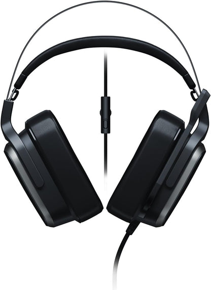 Tiamat 2.2 V2 Gaming Headset: Dual Subwoofers - In-Line Audio Control - Rotatable Boom Mic - Works with PC - Classic Black, Black (RZ04-02080100-R3U1)
