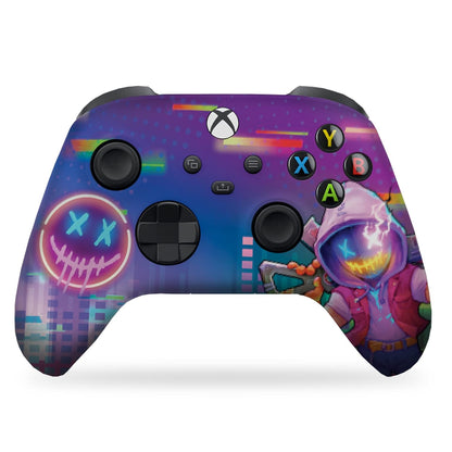 Neonabyss Custom X-Box Controller Wireless Compatible with X-Box One/Series X/S Proudly Customized in USA with Permanent HYDRO-DIP Printing (NOT JUST a SKIN)