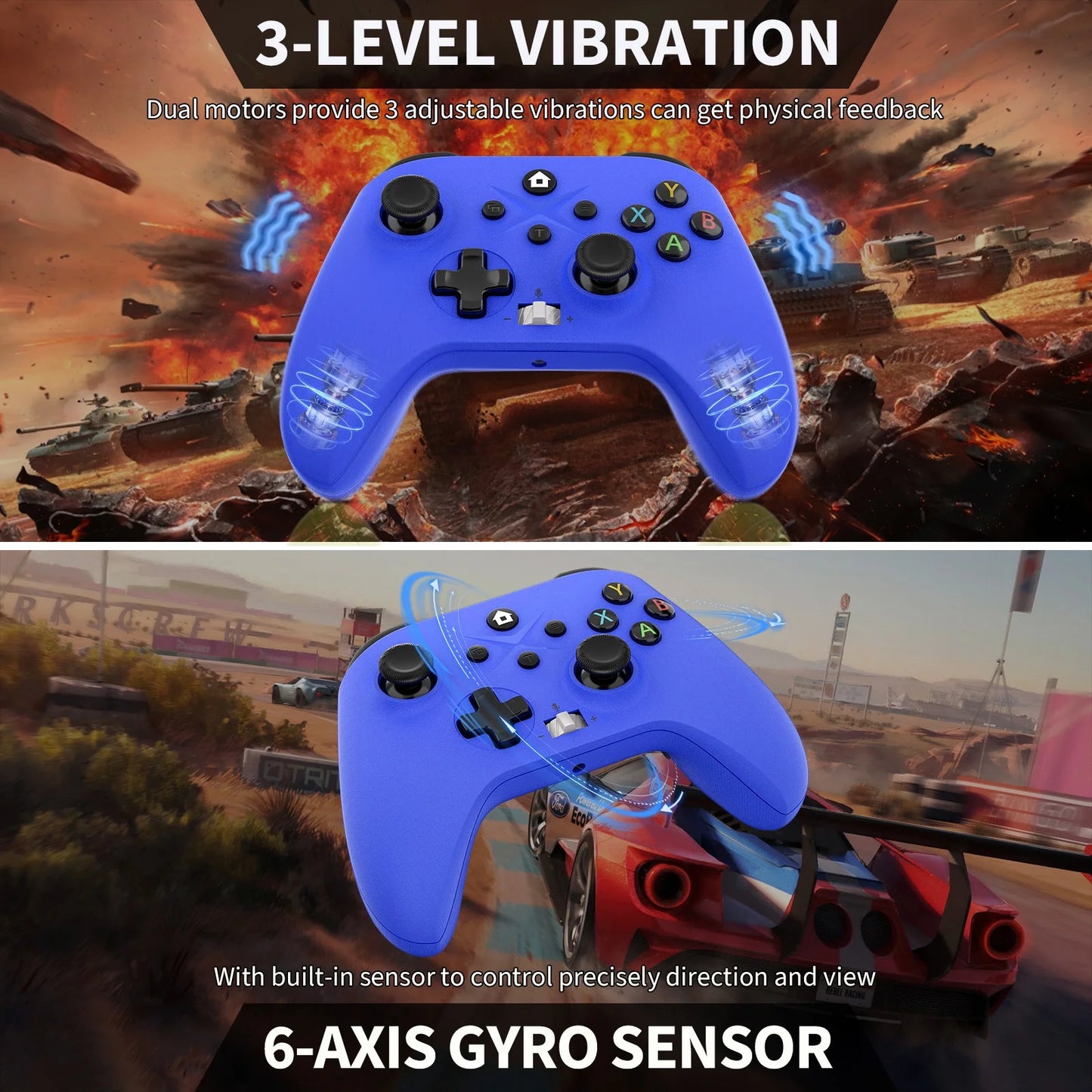 Controller -  Gamepad Compatible with Xbox Series S/X/Elite, for Pc/Steam with Usb Cable