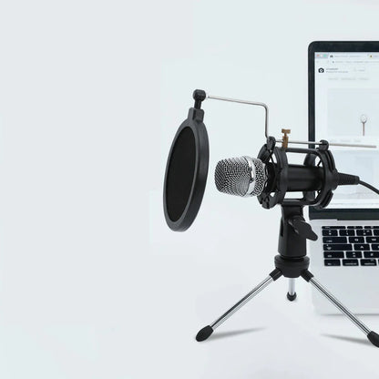Compact Portable Device for Streaming with Adjustable Mic Holder Metal