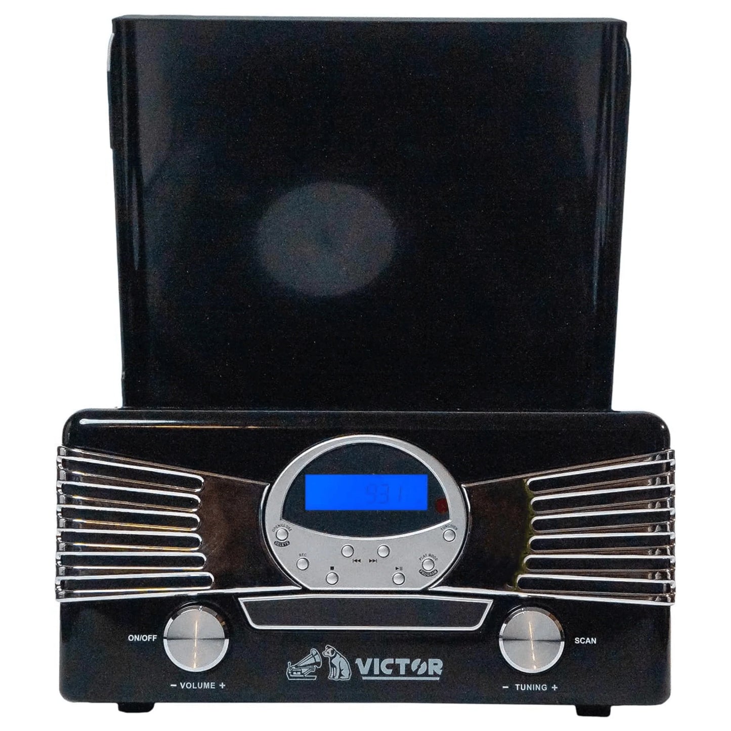 Victor Diner 7-In-1 Turntable Music Center with CD & MP3 Player and Bluetooth Function