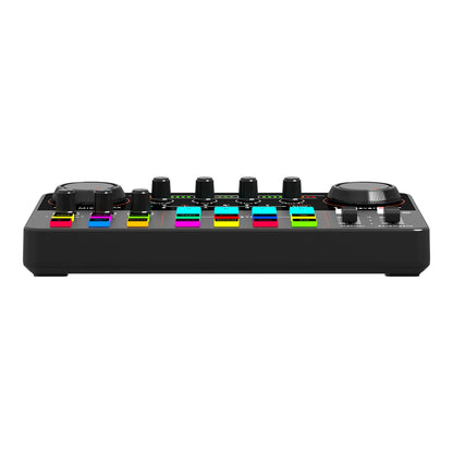 Bluetooth-Compatible Live Sound Card Streaming Mixer Sound Card Audio for Game Voice Podcast Live Streaming Podcast Accessories