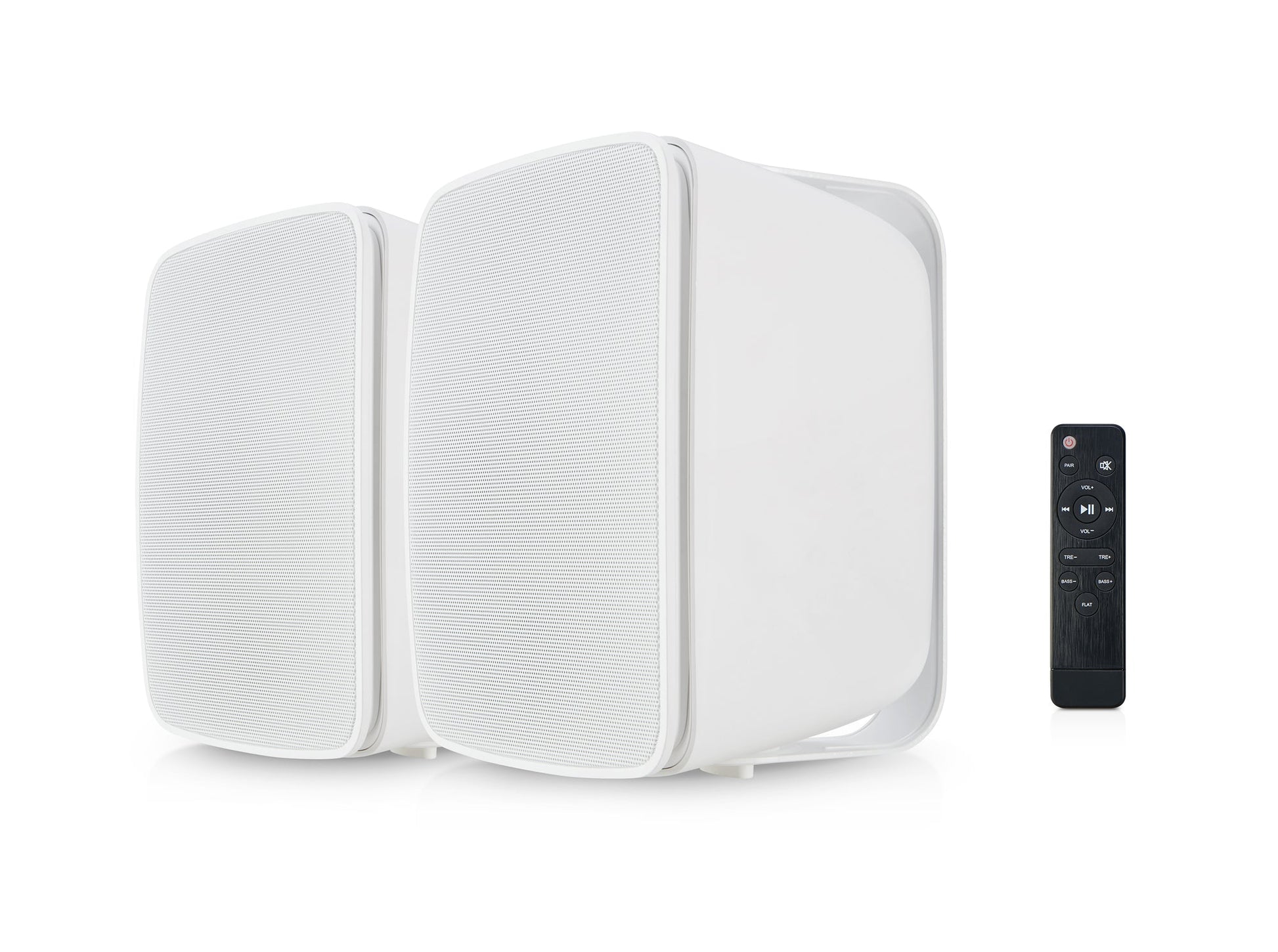 Soundpro Dual Bluetooth Weatherproof Indoor & Outdoor Wall-Mount Loudspeakers